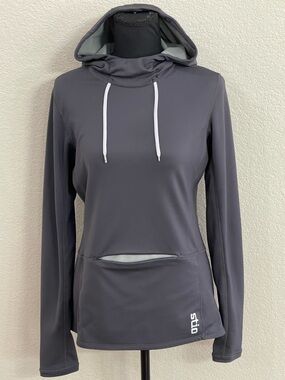 Stio Women's Freemont Stretch Fleece Slate Grey Hoodie Size Medium